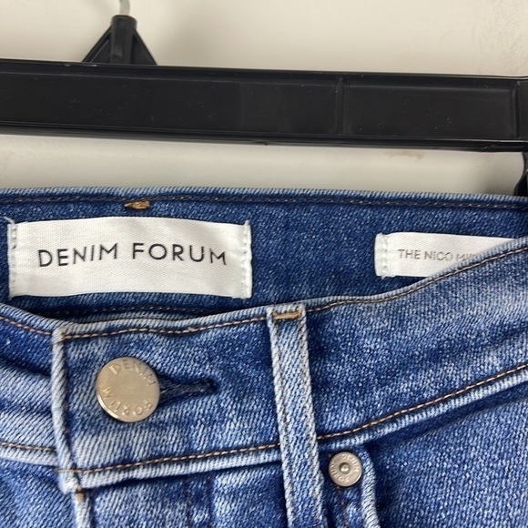 Denim Forum Nico Mid Rise Skinny Crop Size 25 - Picture 4 of 10